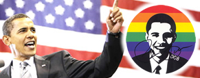 Obama again pledges to change policy on gays