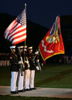 rifle color guard. Marine Corps Color Guard